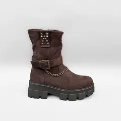 HERIEL - BOTIN MUJER CORA CAFÉ BELLA MODA