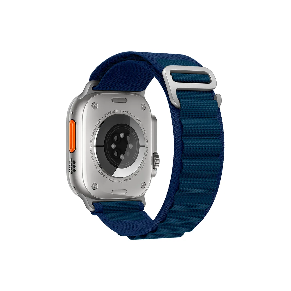 GENERICO - Correa Alpine loop Edicion Titanio compatible con Apple Watch