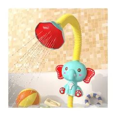 GENERICO - Elefantito Regadera De Baño Juguete Ducha Para Bebé Azul