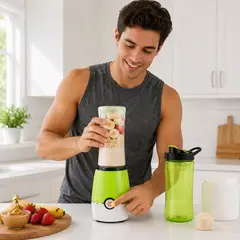 MOVI - Batidora Portátil Shake And Take 3 – Licuadora Personal con 2 Vasos