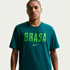 NIKE - Polera Brazil Azul Hombre