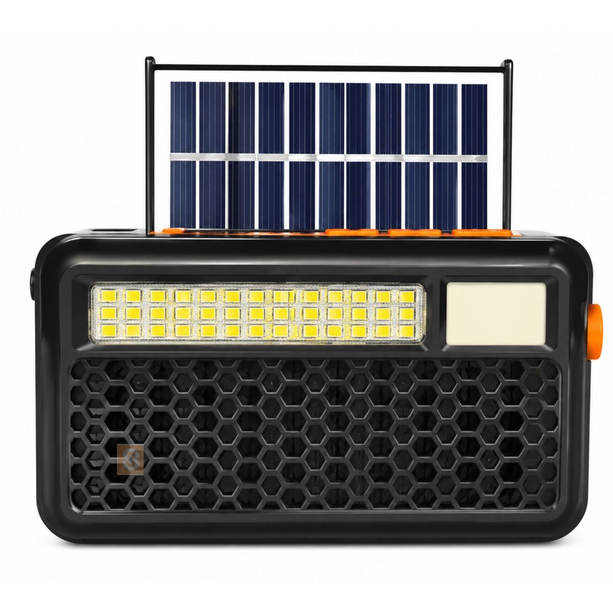 TECNOLAB - Radio Retro Bluetooth Solar Recargable FM AM SW 10W Negro - SC