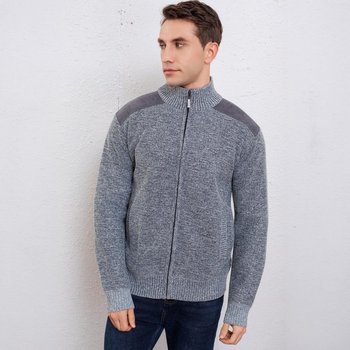 AGW - Sweater Hombre Lana Térmico Forrado Completamente en Chiporro