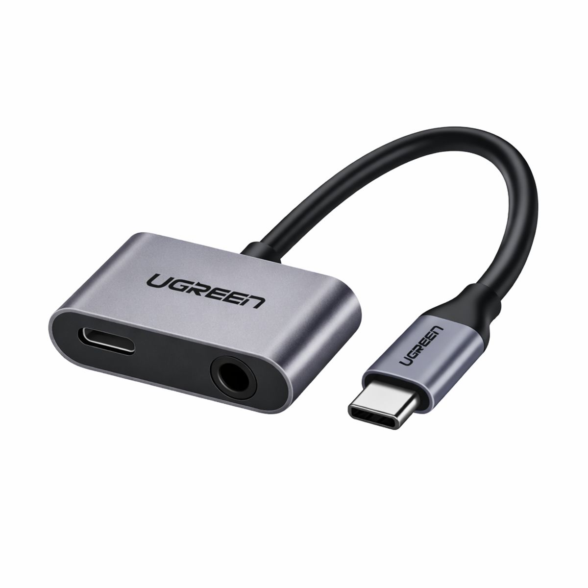 UGREEN - Cable Adaptador Ugreen USB‑C a Jack 3.5 mm + USB‑C