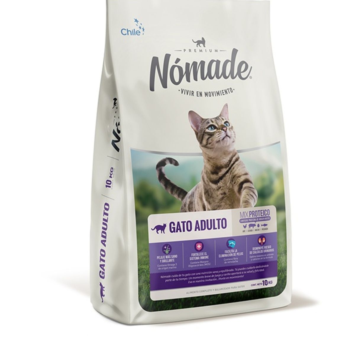 Nomade Gato Adulto 10 kg., marca NOMADE - Foto Principal