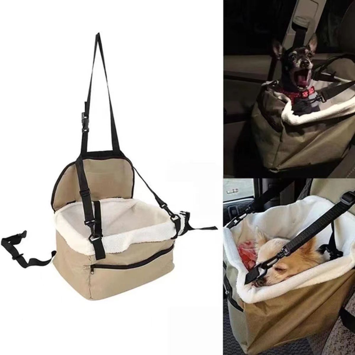 MOVI - Asiento de Auto Premium para Mascotas.