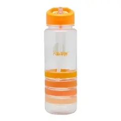 KEEP - Botella Deportiva Bandas Colores 750ml Agua Naranja
