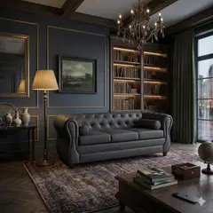RUZAM MOBEL - SOFA 3 CUERPOS CHESTERFIELD CAPITONE
