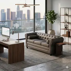 RUZAM MOBEL - SOFA 3 CUERPOS CHESTERFIELD CAPITONE