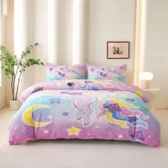 GENERICO - Cobertor Plush De Invierno Plaza y media Con Diseño