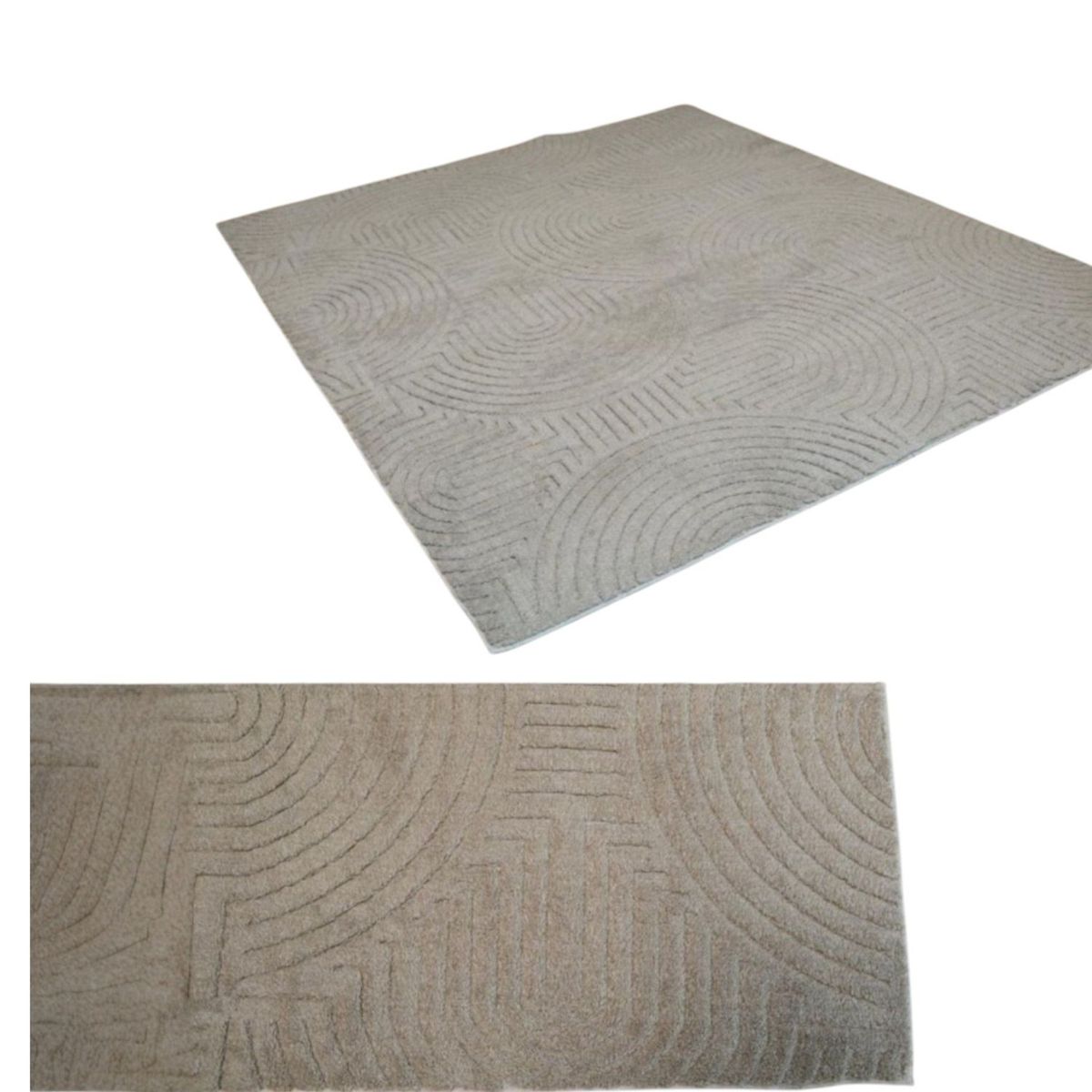 GENERICO - Alfombra Jacquard De Algodón 200x240 Cm