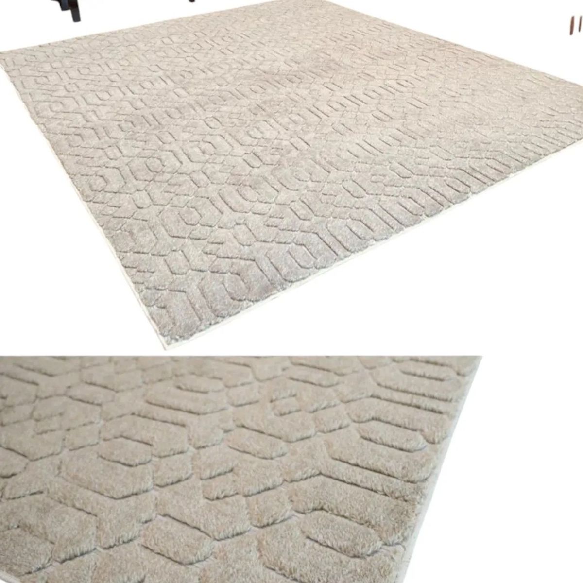 GENERICO - Alfombra Jacquard De Algodón 200x240 Cm