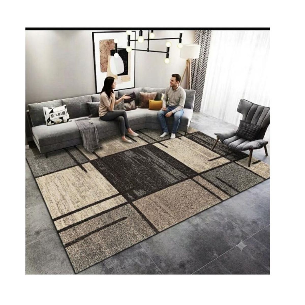 GENERICO - ALFOMBRA ELEGANTE  160X200 PARA LIVING WYM