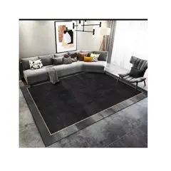 GENERICO - ALFOMBRA ELEGANTE GRIS ONDAS 160X200 PARA LIVING WYM