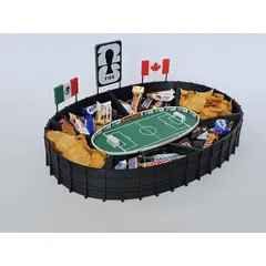 GENERICO - Bandeja Porta Snack Estadio Futbol Mundial 2026 Portasnacks