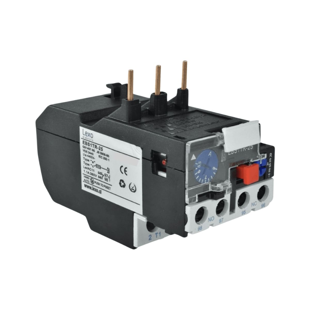 LEXO - RELE TERMICO PARA CONTACTOR 5.5 - 8A, IP20 - LEXO 5343308