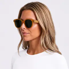NOVY - Gafas Lentes De Sol Retro Vintage Cuadrada Mujer Polarizadas