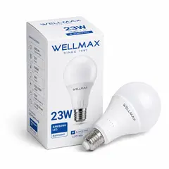 WELLMAX - Ampolleta LED 23W Luz Fria E27 Con Chip LED Samsung
