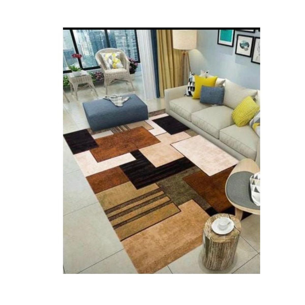 GENERICO - ALFOMBRA MODERNA 200X240 CM  WYM