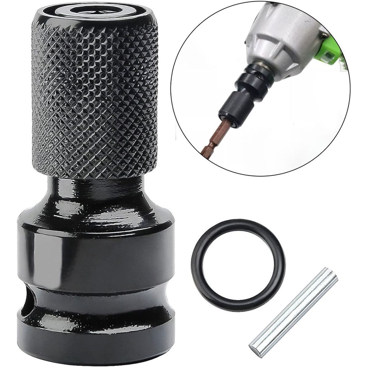 VIDA BUENAS - Adaptador De Impacto De 12 Pulgada A Hexagonal 14 Punta