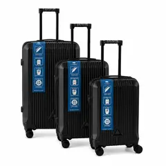 AMELIA - Set De 3 Maletas De 23 15 10 KG Con Ruedas Giratorias 360