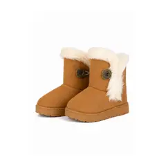 SHOES AND SHOES - Botas Niñas Pantubotas Infantil Forradas Con Chiporro