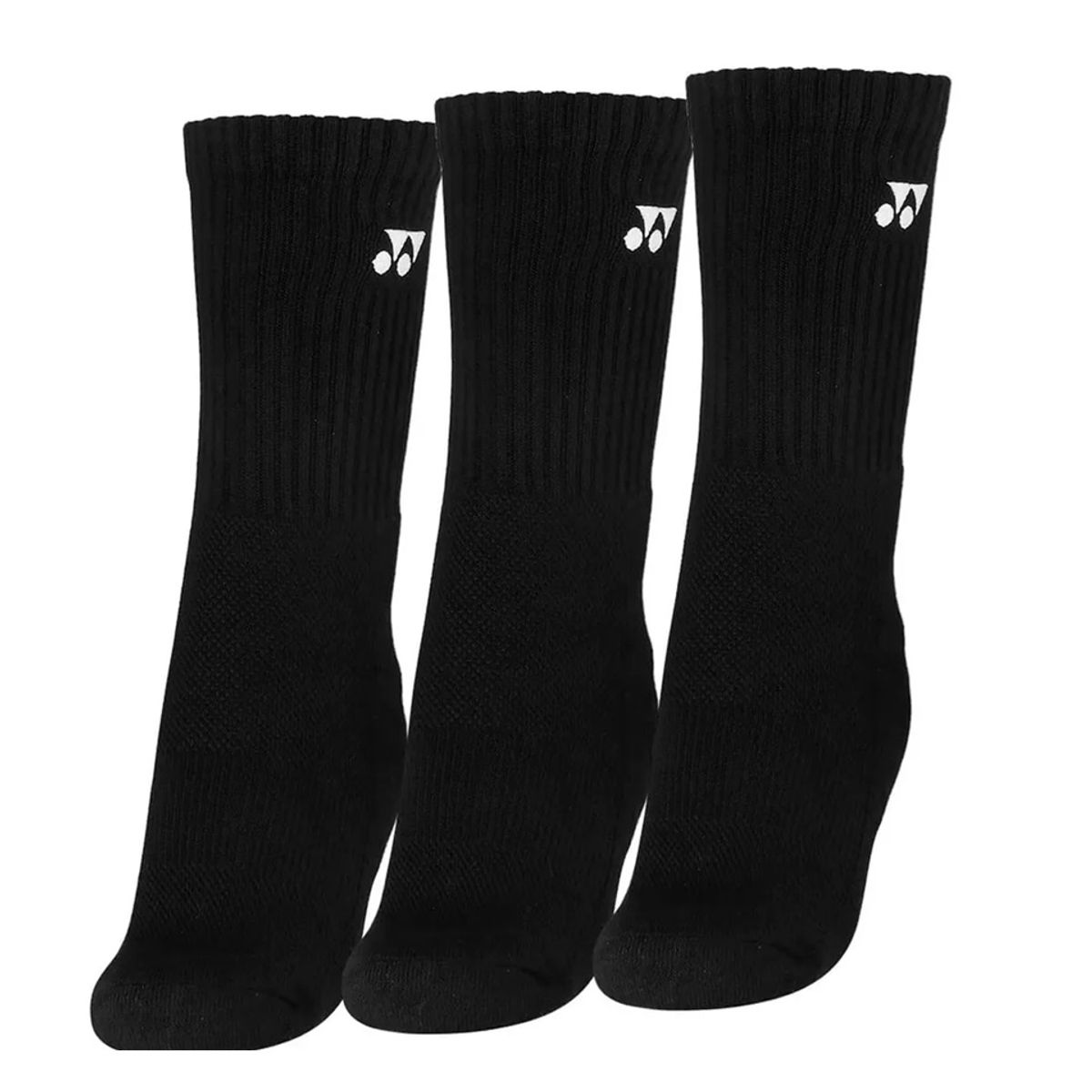 YONEX - Calcetin Deportivo Yonex 19256 Negro X3 Tenis Padel