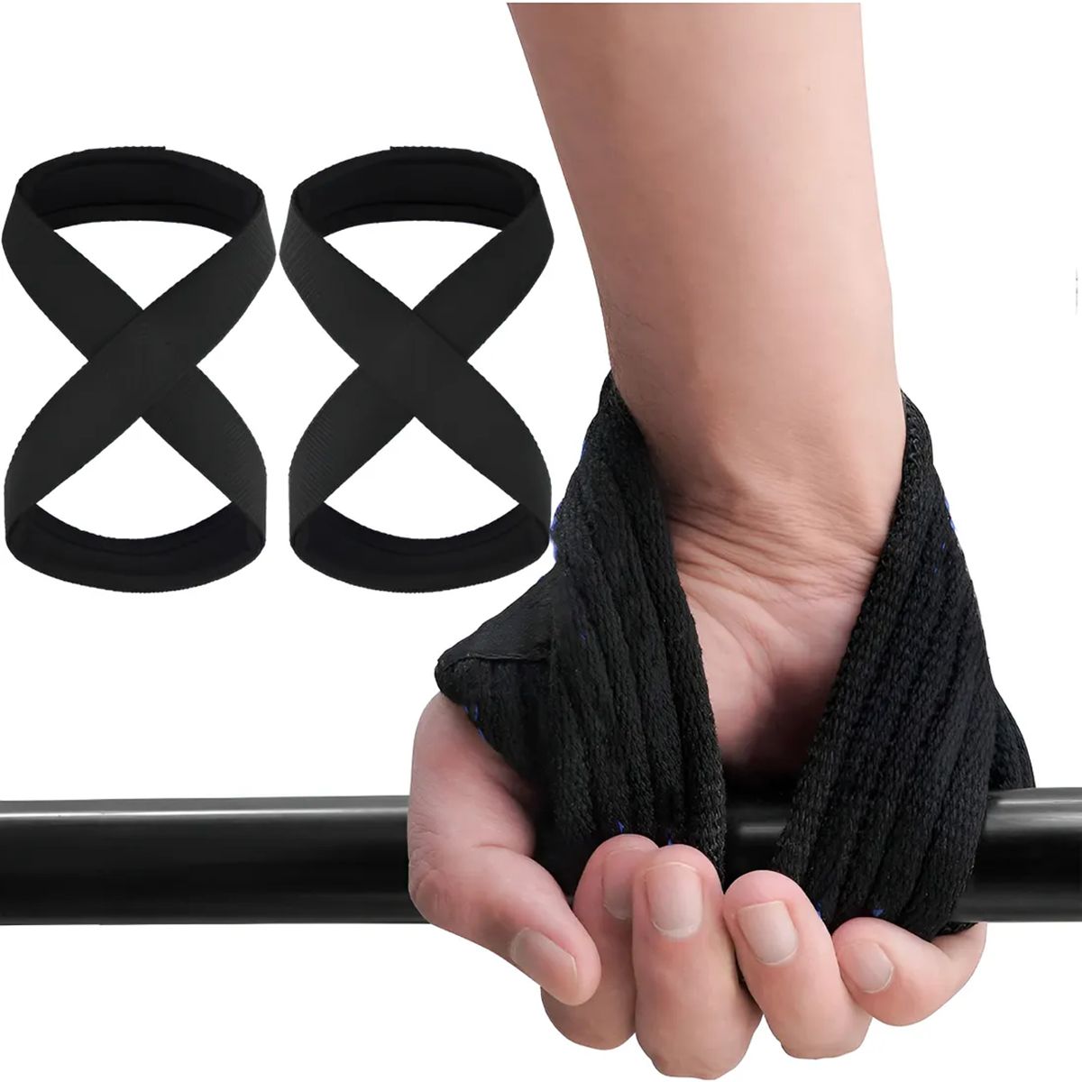 GENERICO - Muñequeras Lifting Straps Correa Para Levantamientos Pesas