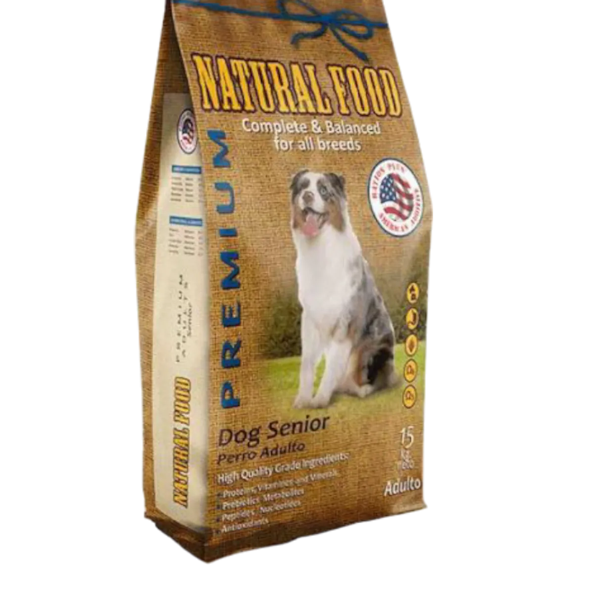 GENERICO - Natural Food Senior Perro Adulto 15kg