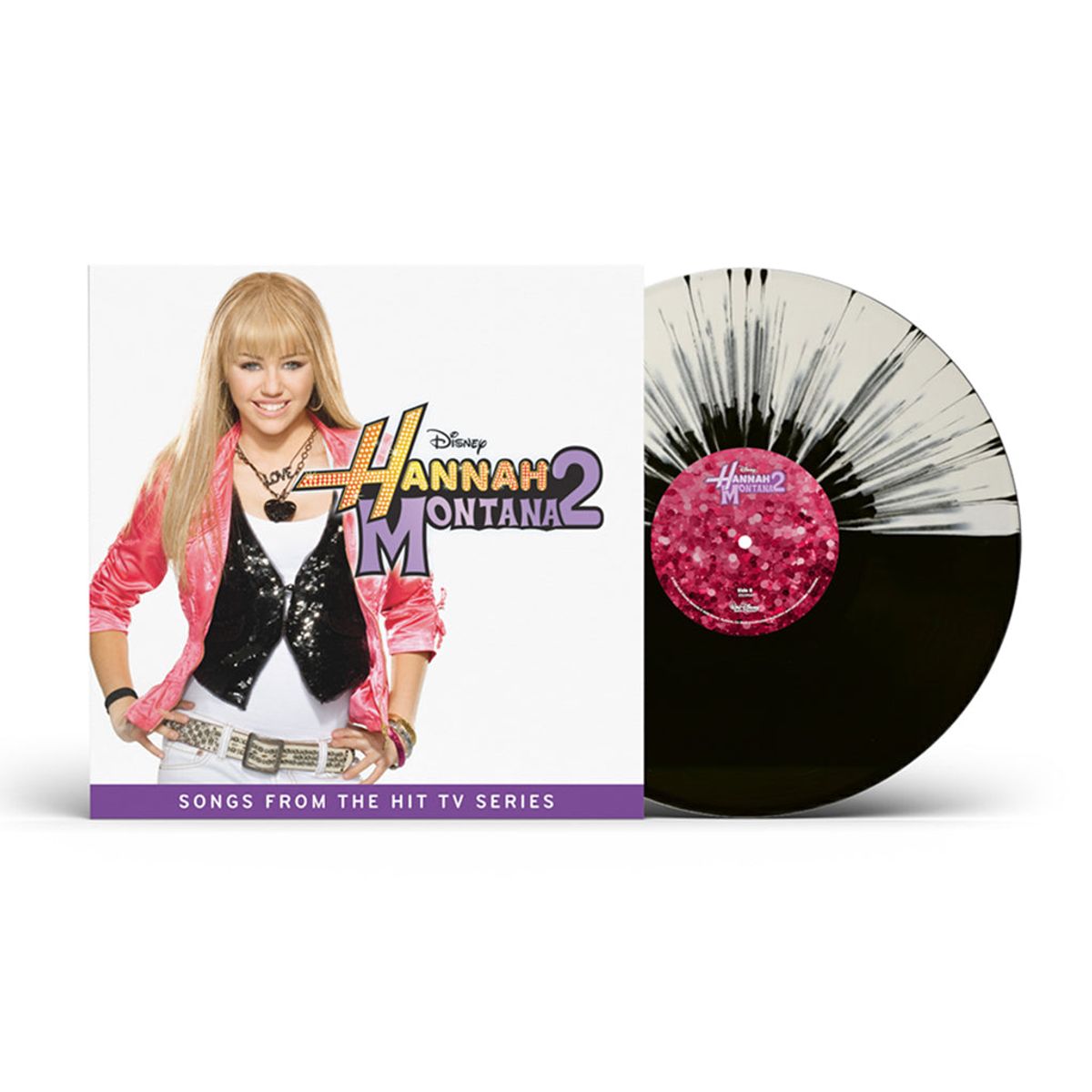 GENERICO - Hannah Montana - Hannah Montana 2 - Vinilo Splatter NegroBlanco Original Soundtrack