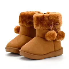 OMAS - Botas Niñas Pantubotas Con Chiporro Pompones