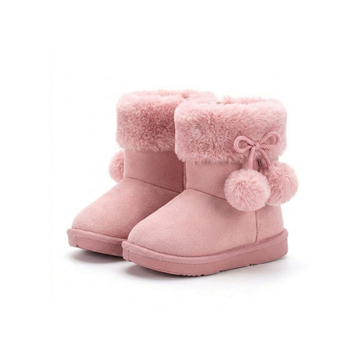 OMAS - Botas Niñas Pantubotas Con Chiporro Pompones