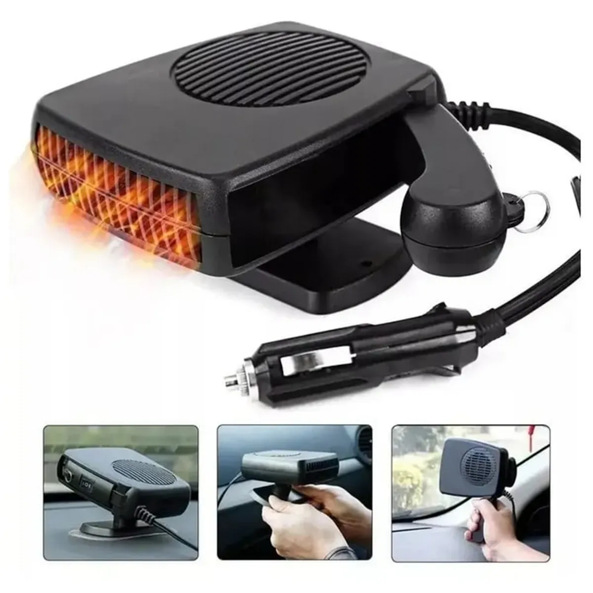 GENERICO - Calefactor Para Auto 12v 200w Calefacción Auto Portátil