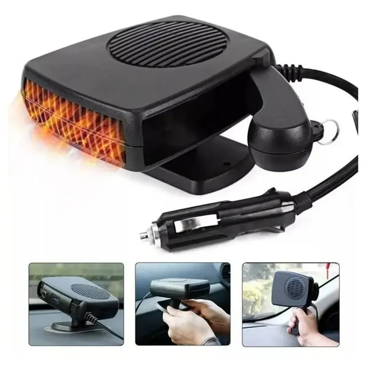 GENERICO - Calefactor Para Auto 12v 200w Calefacción Auto Portátil