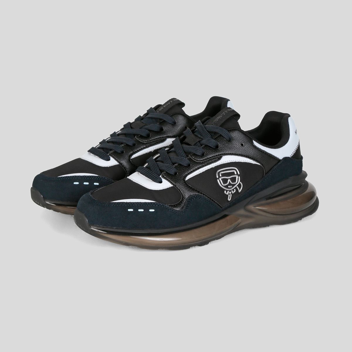 KARL LAGERFELD - Zapatillas deportiva con logo en perfil lateral