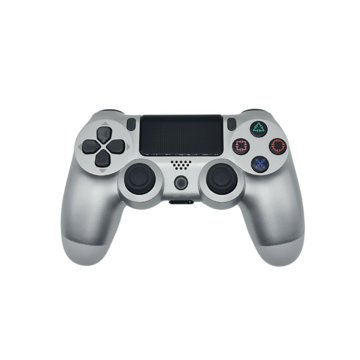 PANTHER - Control Joystick compatible con PS4 Plateado