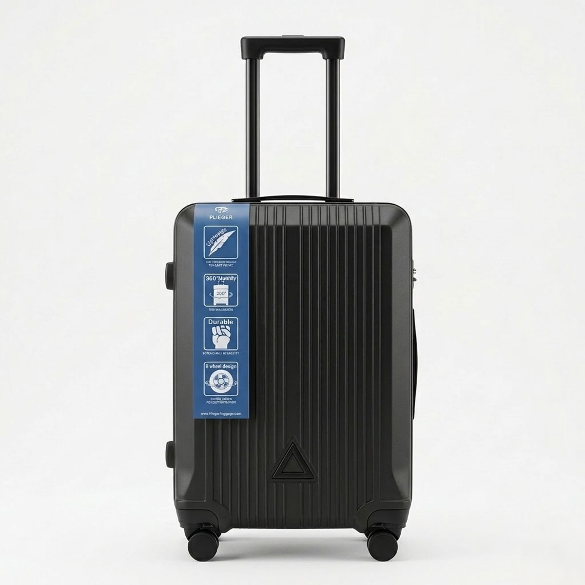 AMELIA - Maleta De Viaje Mediana 15 Kilos Plastico Resistente Rigidas Rueda 360