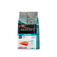 GENERICO - Bravery Adult Cat 2 Kg Salmón