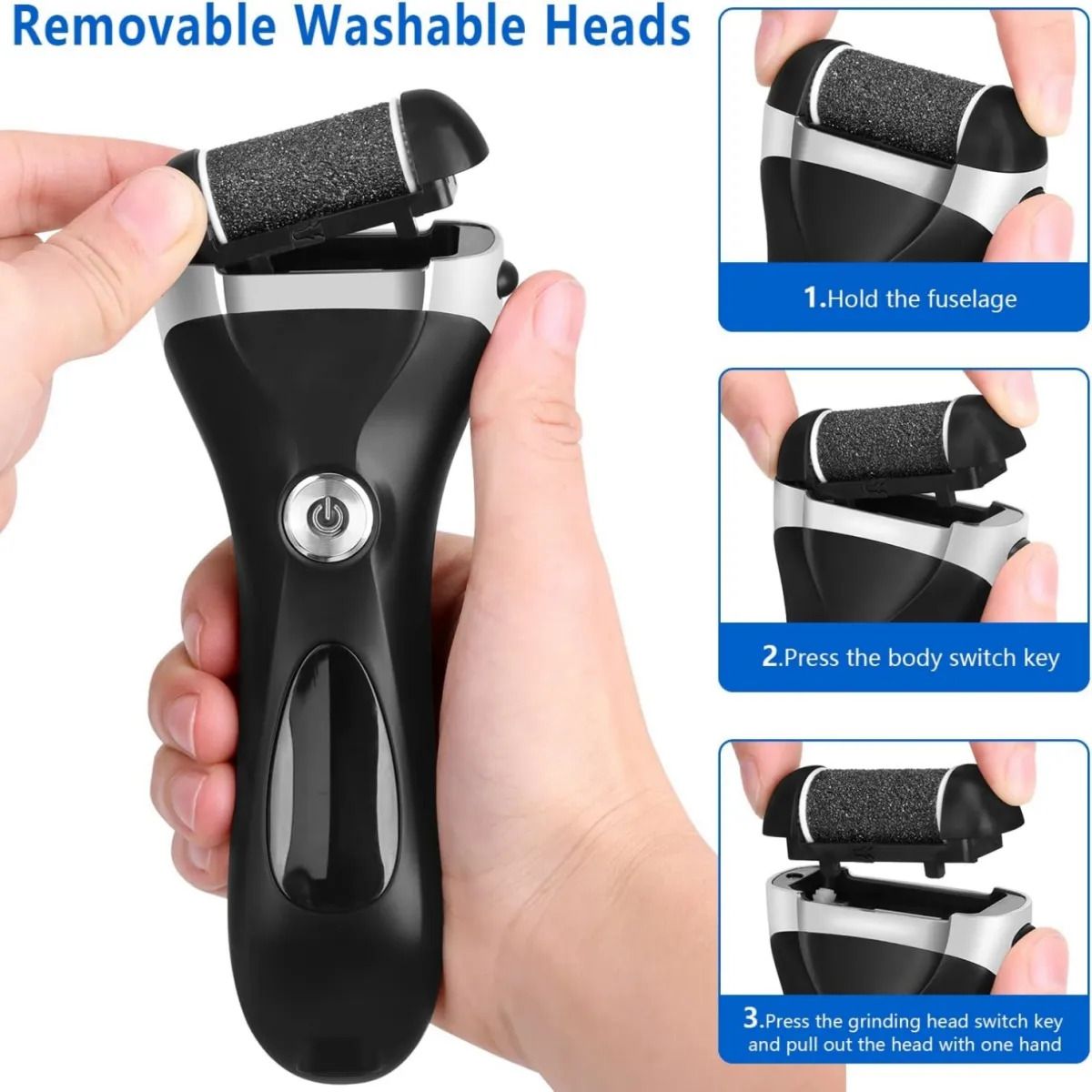 VIDA BUENAS - Máquina Removedora De Callos Exfoliadora Para Pies Recargabl