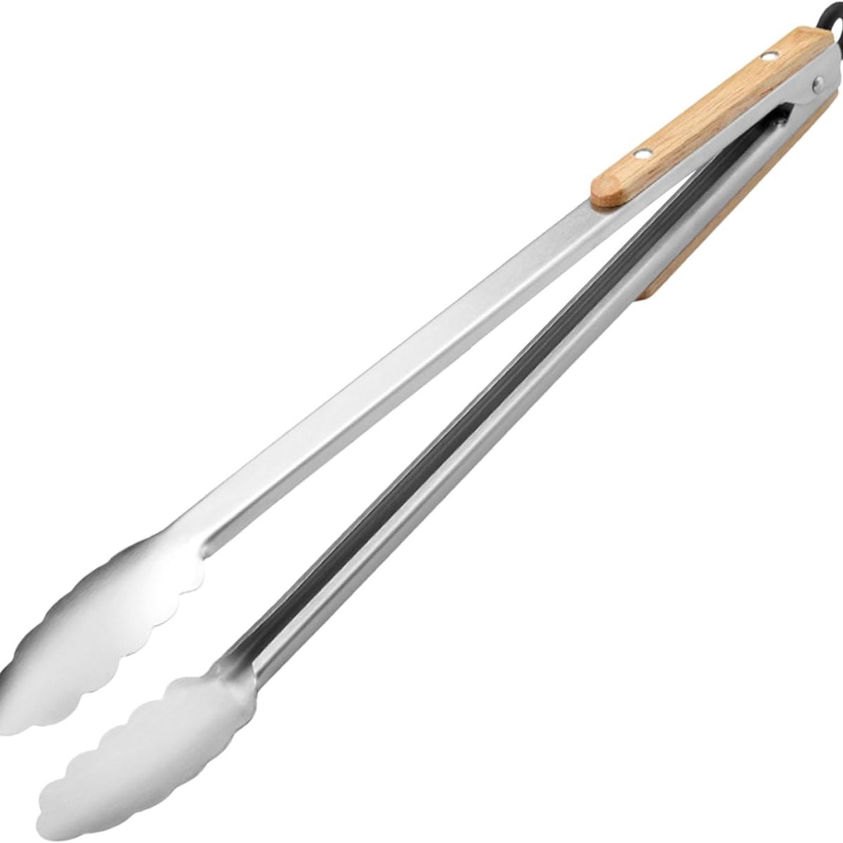 KUANGYE - Pinza Tenaza Asado Parrilla Bbq Cocina 16inch Cubiertos