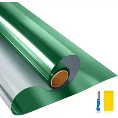 KUANGYE - Vinil Espejo Privacidad Papel Ventanas Pelicula Decorativo 50×500cm
