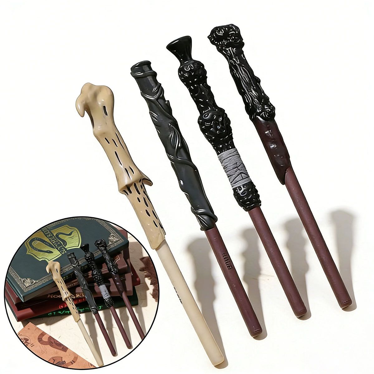 MOONCORE - Lápiz Varita Harry Potter -  Escoba Voladora Coleccionable