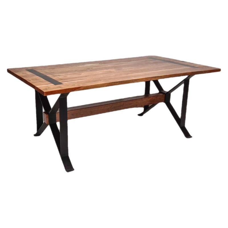 MUEBLES EL HERRERO - Mesa Comedor Viga Madera Teca