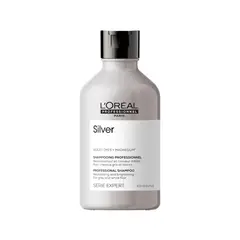LOREAL PROFESSIONNEL - Shampoo Matizador Violeta Cabello Grises y Blancos Unisex Silver 300ml