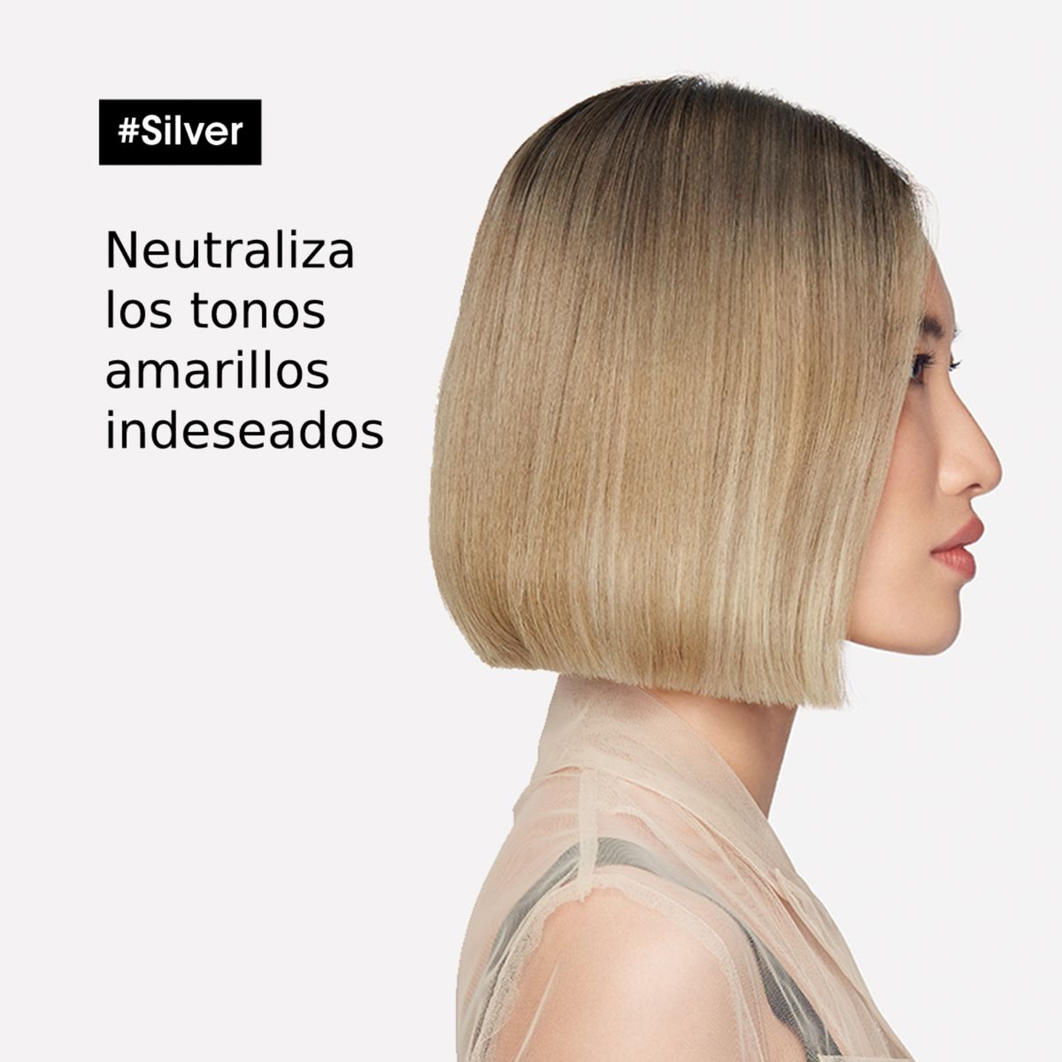 LOREAL PROFESSIONNEL - Shampoo Matizador Rubios-Grises Silver Serie Expert 500 Ml Loreal Professionnel