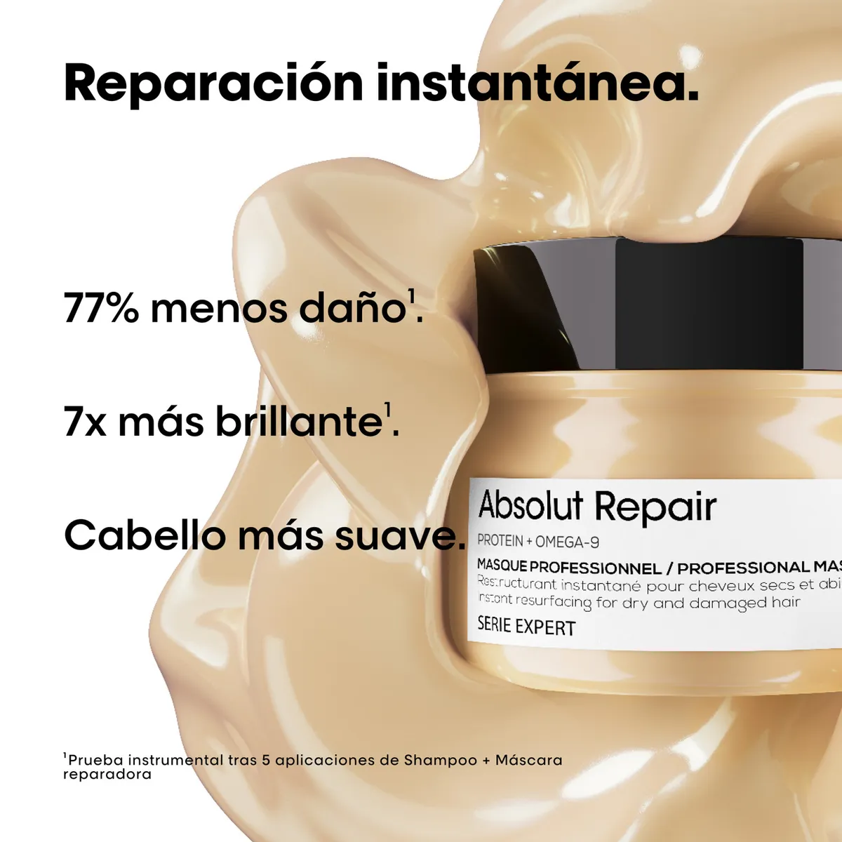 LOREAL PROFESSIONNEL - Máscara Reparación Cabello Dañado Absolut Repair 250ml L`Oreal Professionnel