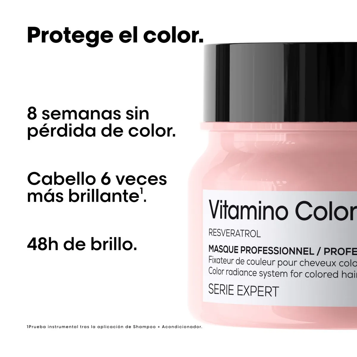 LOREAL PROFESSIONNEL - Máscara Cuidado Del Color Cabello Tinturado Vitamino Color 250 Ml Loreal Professionnel