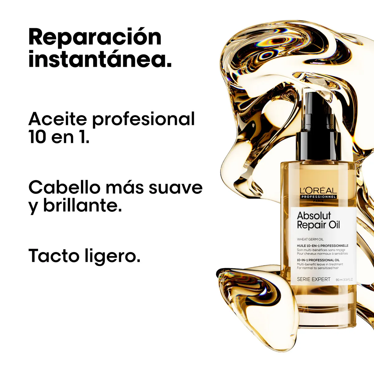 LOREAL PROFESSIONNEL - Aceite 10 en 1 Reparación y Nutrición Absolut Repair 90ml  L'Oréal Professionnel