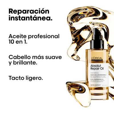 Imagen 2 del producto Aceite 10 en 1 Reparación y Nutrición Absolut Repair 90ml L'Oréal Professionnel