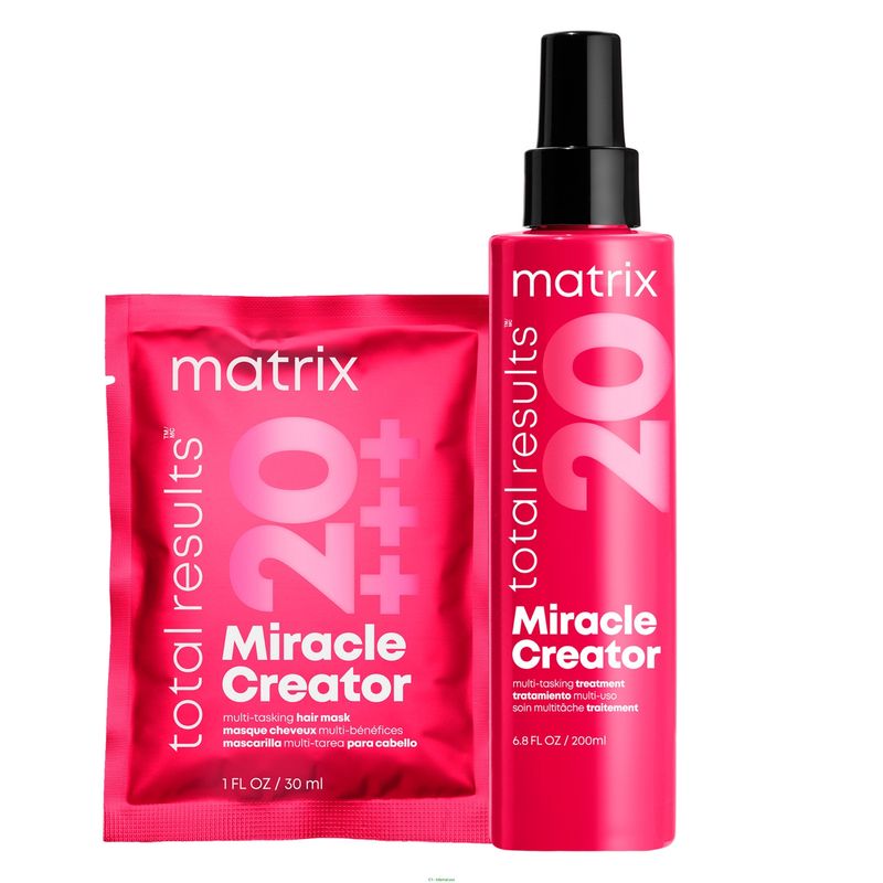 MATRIX - Set Multi-Beneficios Miracle Creator Spray 200 ml + Máscara 30 ml Matrix